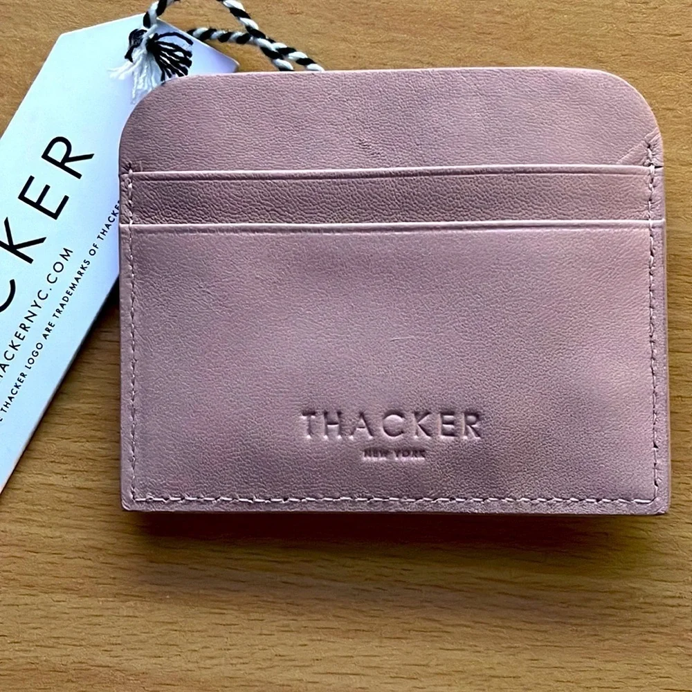 NWT Thacker Leather Card Case